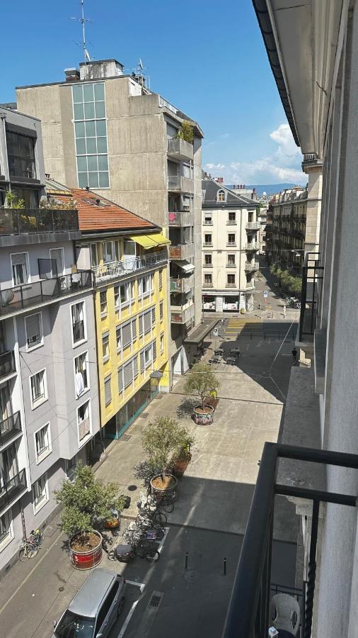 Ferienwohnung Quartier De Plainpalais Genf Exterior foto