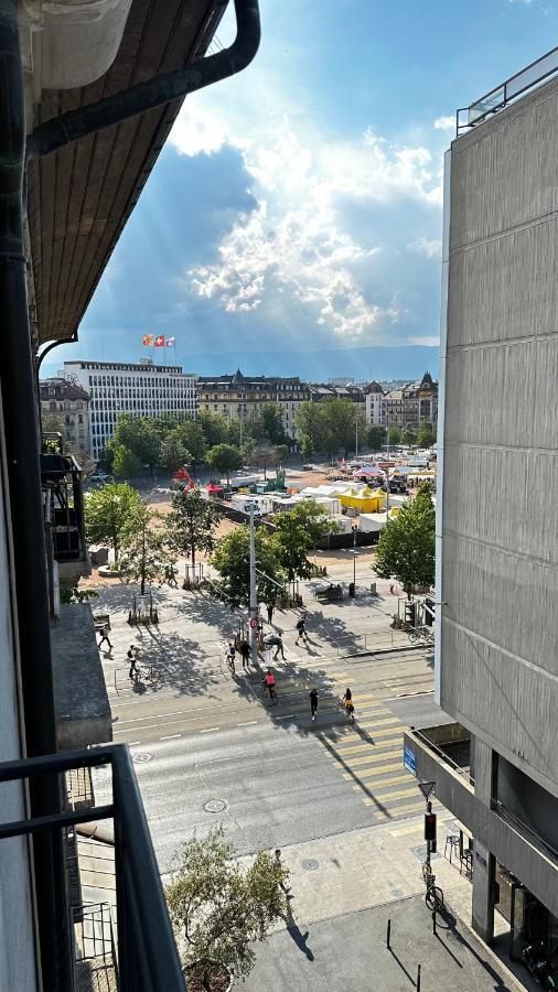 Ferienwohnung Quartier De Plainpalais Genf Exterior foto